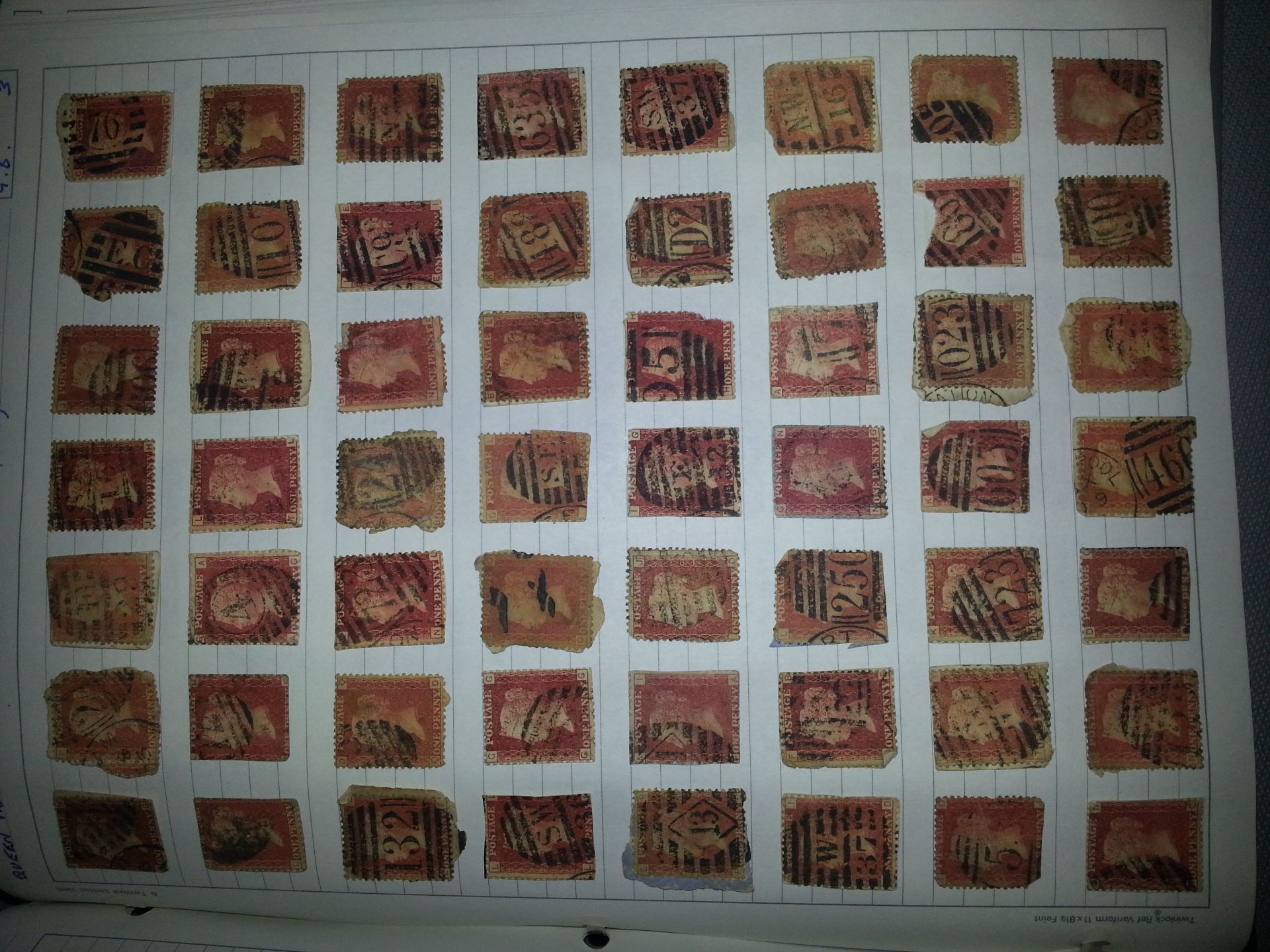 A collection of mostly used Queen Victoria to Queen Elizabeth II stamps including penny reds - Image 3 of 5