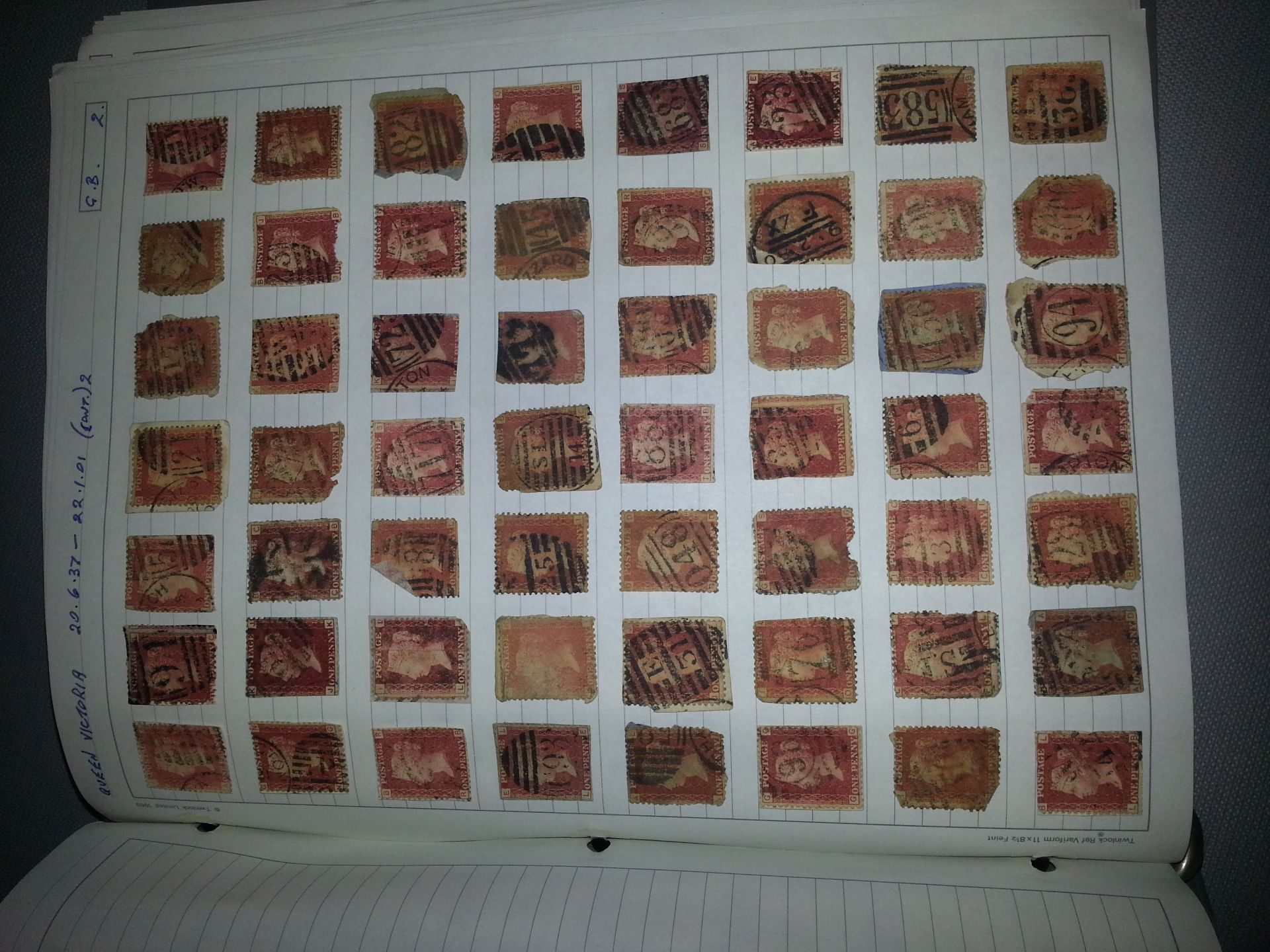 A collection of mostly used Queen Victoria to Queen Elizabeth II stamps including penny reds - Image 2 of 5