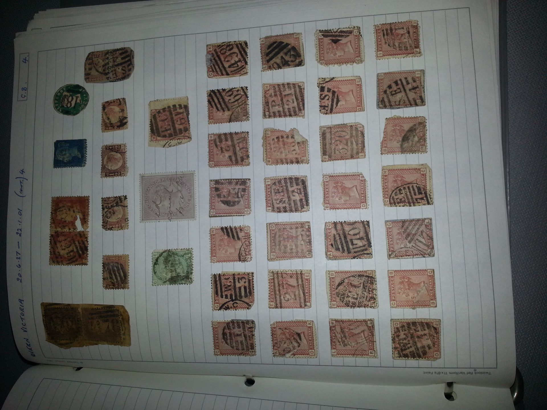 A collection of mostly used Queen Victoria to Queen Elizabeth II stamps including penny reds - Image 4 of 5