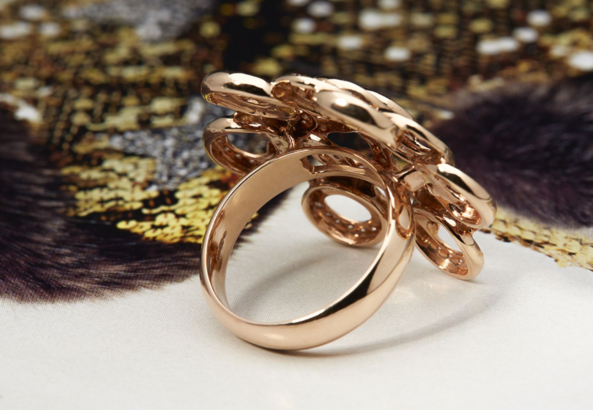 18k Rose Gold 0.73ct Diamond Ring - Image 3 of 5