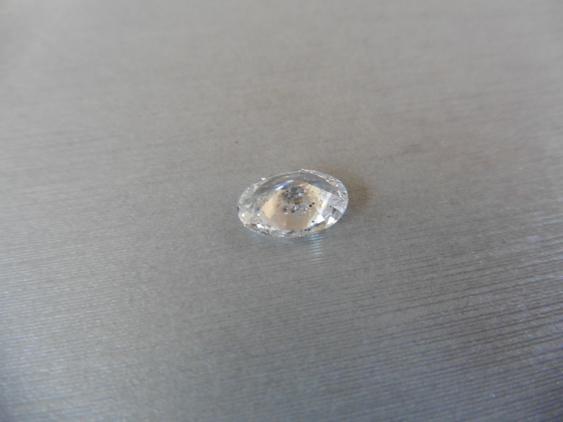 3.37ct loose oval cut diamond, E colour SI3 clarity. Ideal for ring mounting. Valued at £44000 - Bild 3 aus 4
