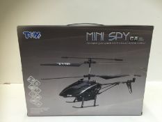 3.5 Channel Infrared Controlled Mini Spy Helicopter with Gyro and Camera_RRP £15.00_B2 All lots in