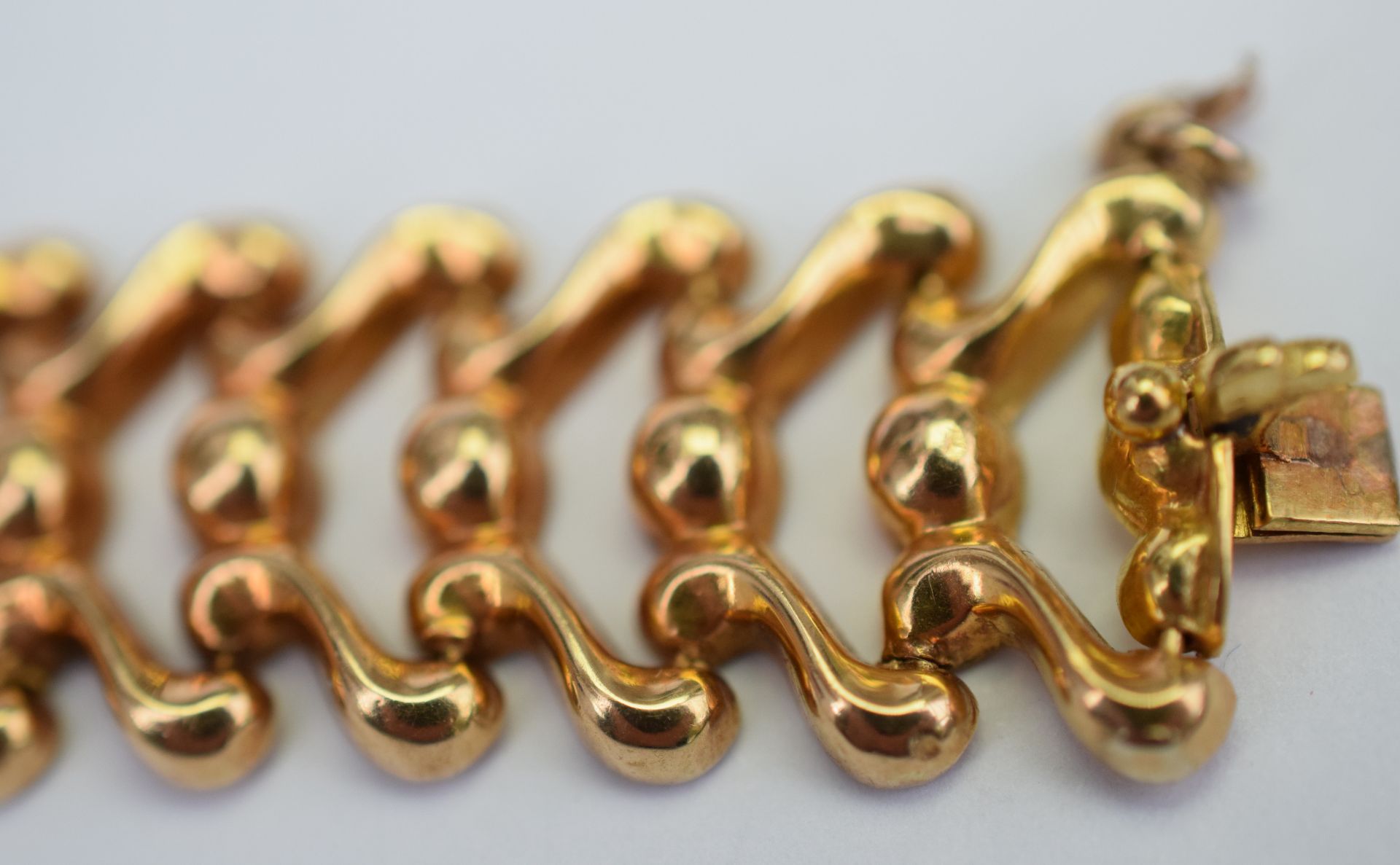 18ct Yellow Gold Italian Bracelet 26.5grms - Image 4 of 6