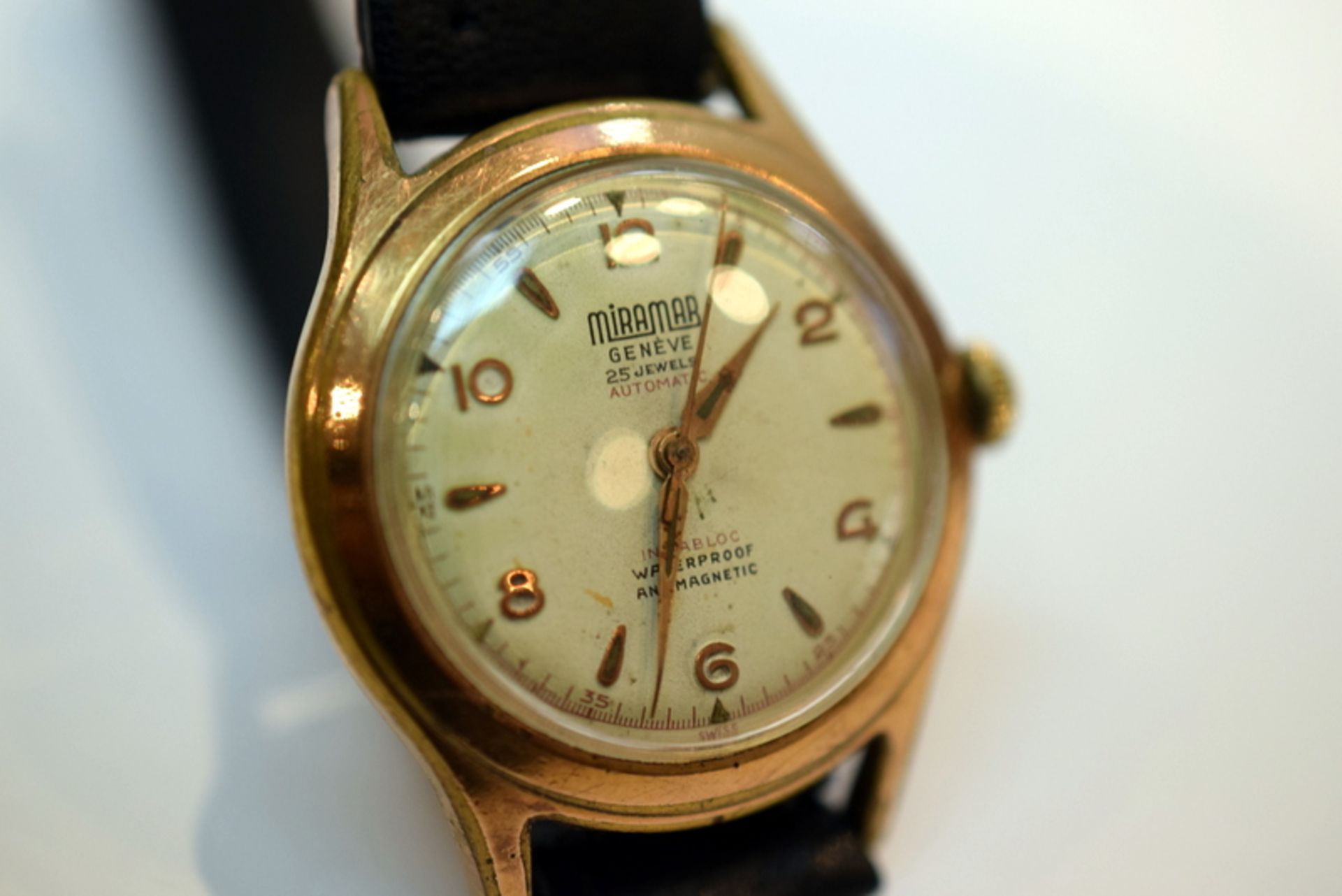 Gentleman's Vintage Miramar Gold Plated Watch NO RESERVE - Image 3 of 3