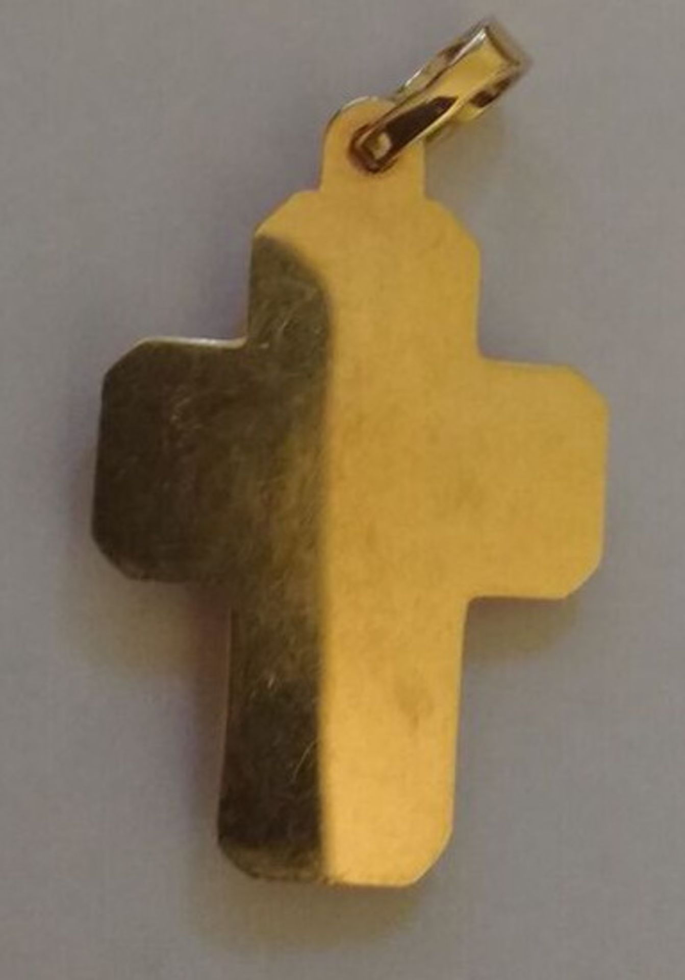 14ct Italian Yellow Gold Crucifix 12.4grms - Image 3 of 5