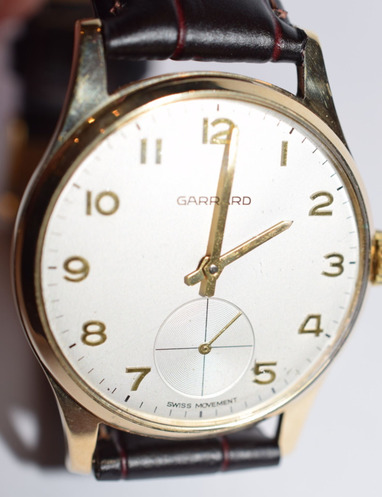 9ct Gold Garrard Gentleman's Manual Wind Watch - Image 2 of 9