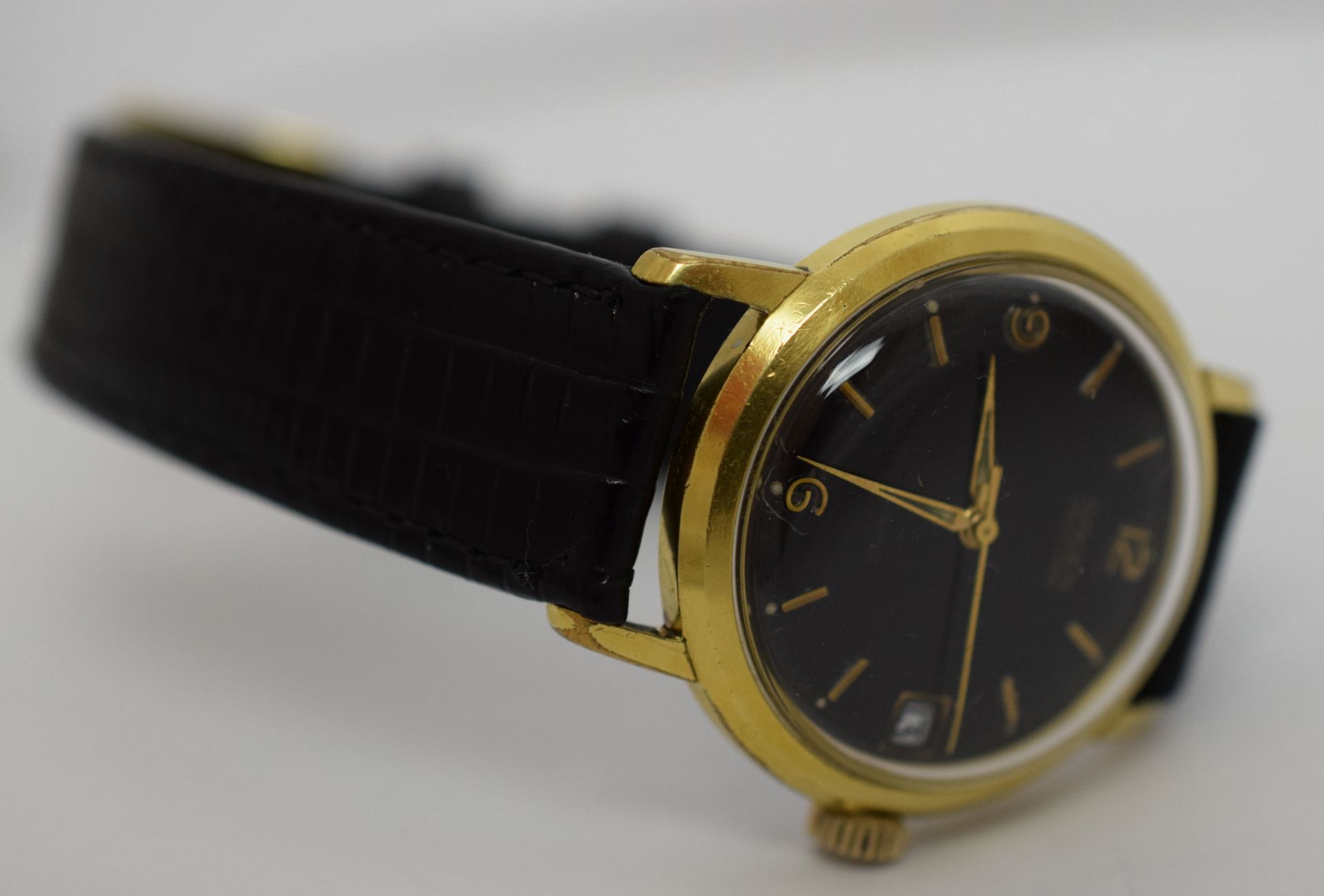 Vintage Gruen Precision Gentleman's Automatic Wristwatch Black Dial - Image 7 of 8