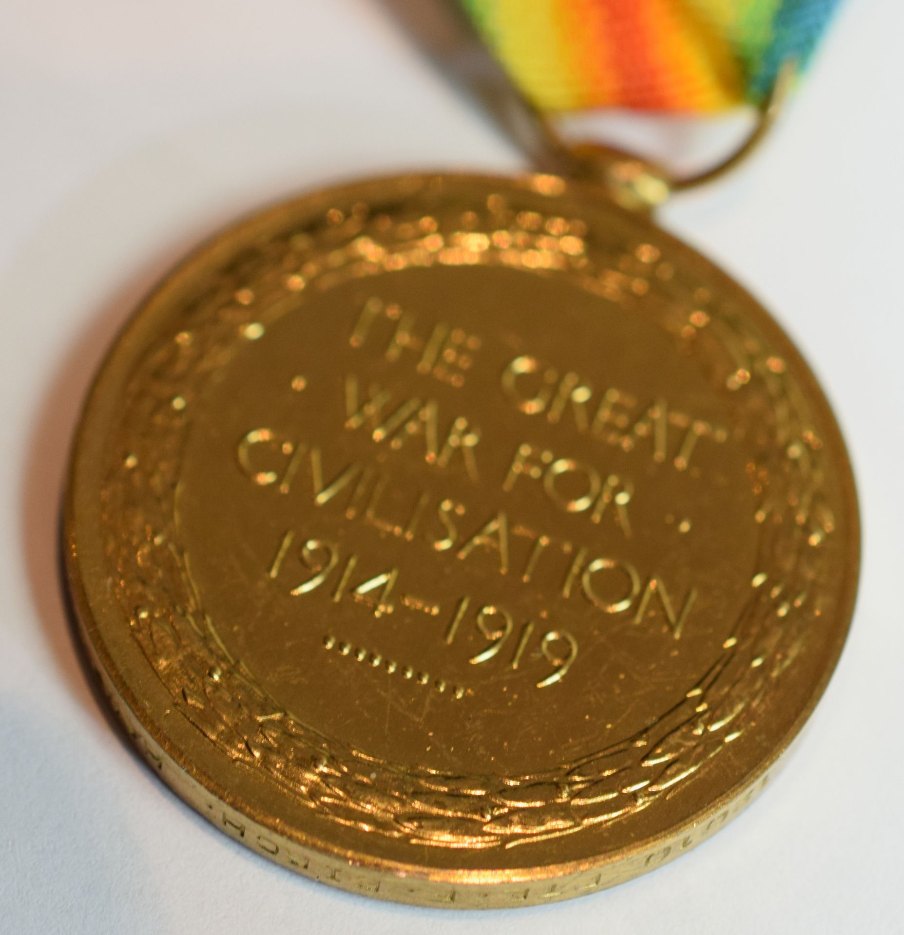 WW1 Great War Posthumous Medal Gallipoli - Image 3 of 6