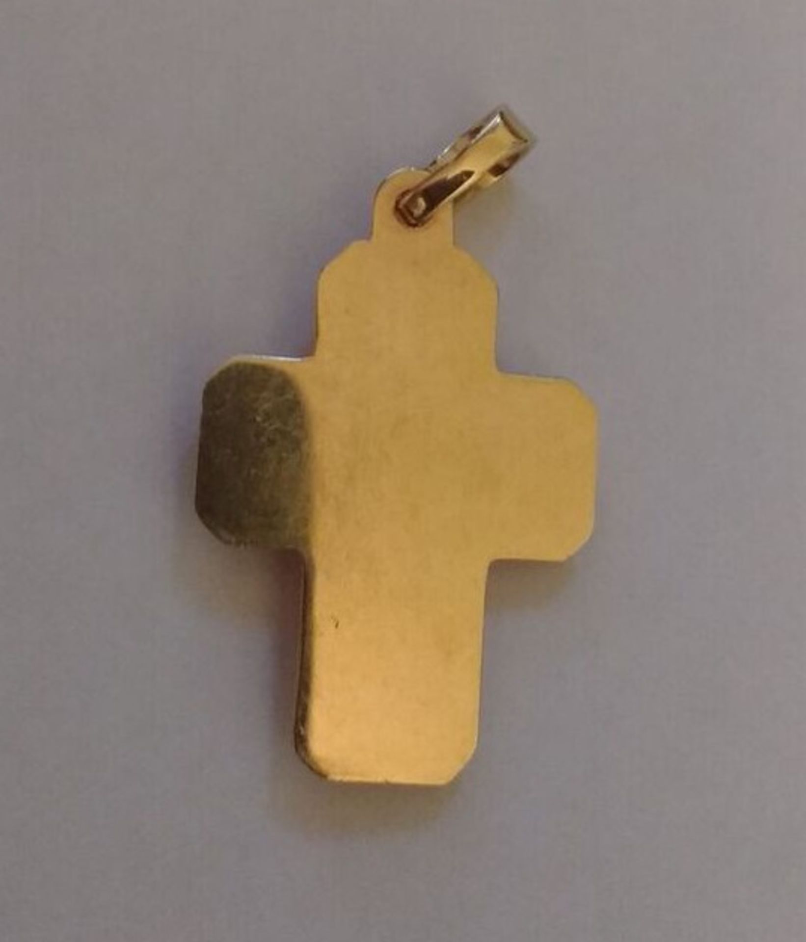 14ct Italian Yellow Gold Crucifix 12.4grms - Image 5 of 5