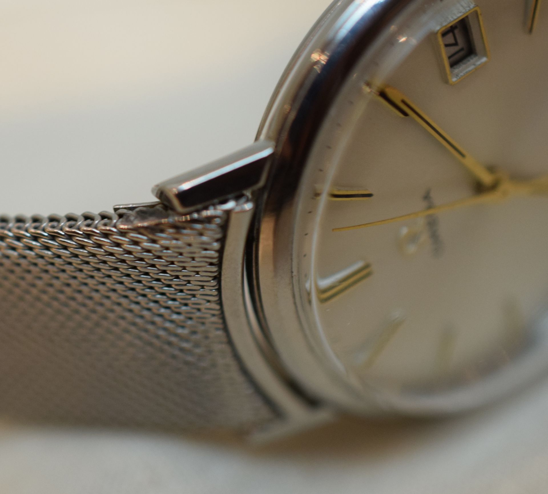 Omega Stainless Steel Case Geneve On Beautiful Milanese Bracelet c1960s/70s - Image 10 of 10