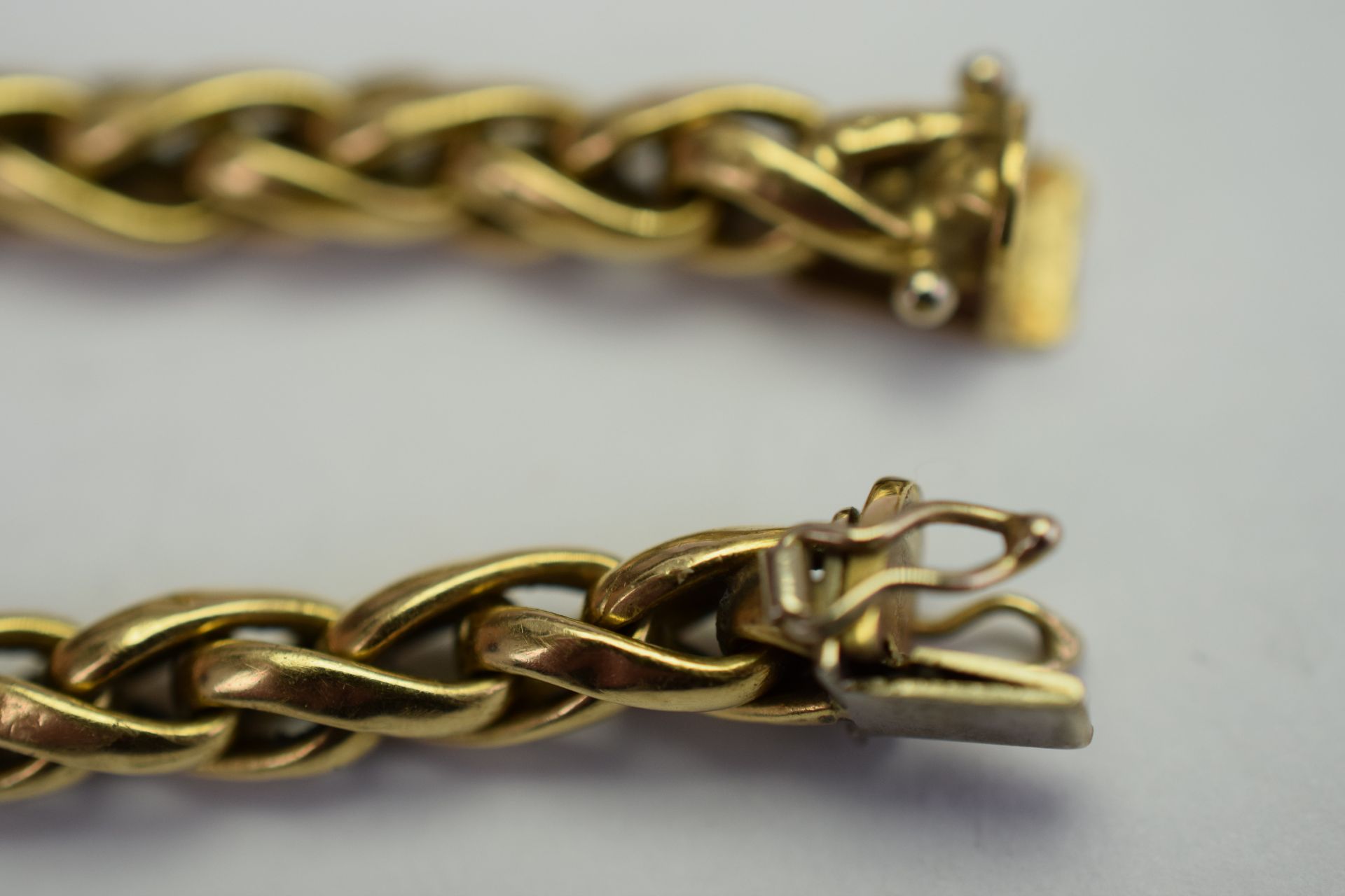 18ct Yellow Gold Italian Rope Style Bracelet 14.2grms - Image 5 of 5