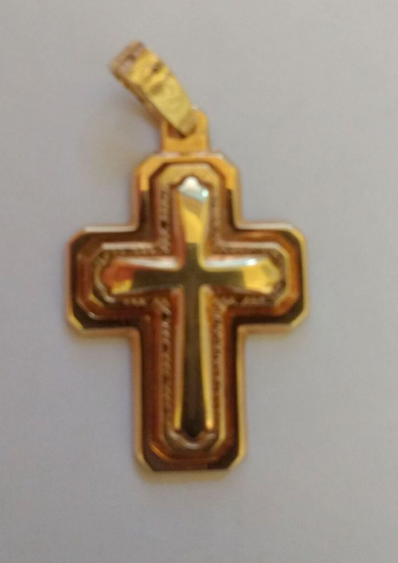 14ct Italian Yellow Gold Crucifix 12.4grms