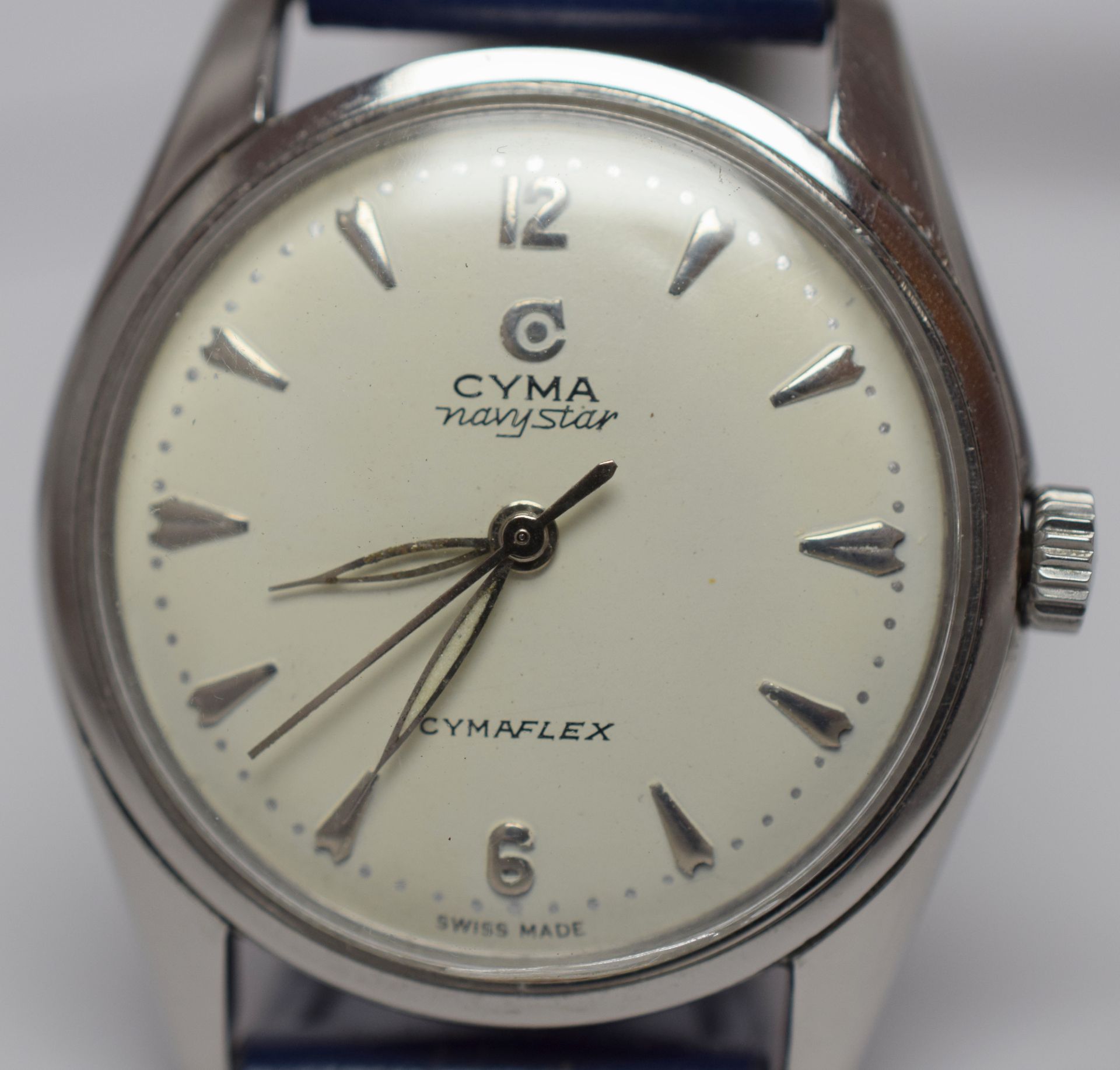 Vintage Cyma Cymaflex Navystar Gentleman's Manual Wind Wristwatch - Image 2 of 6