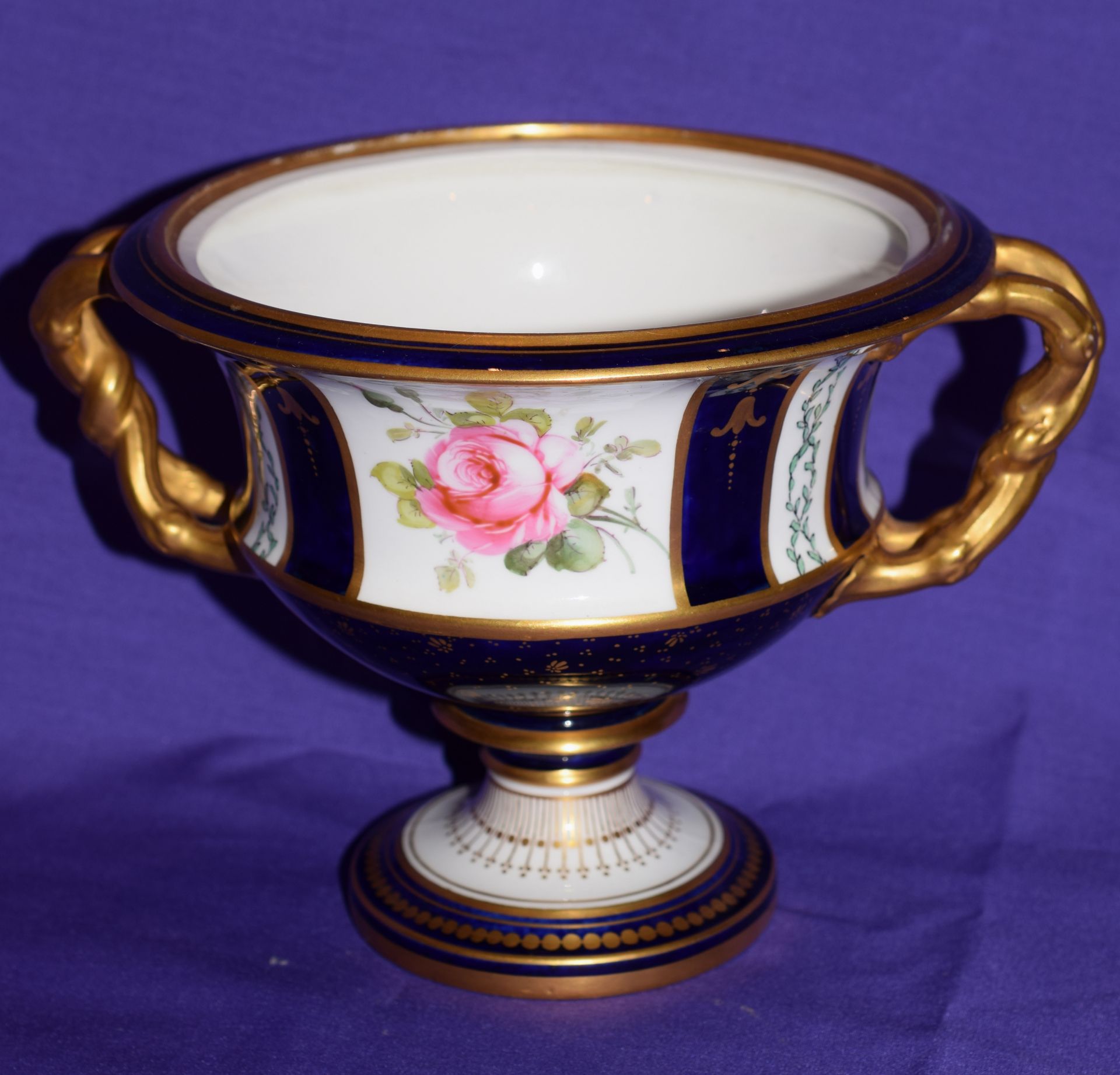 Royal Crown Derby Two Handle Comport Dish
