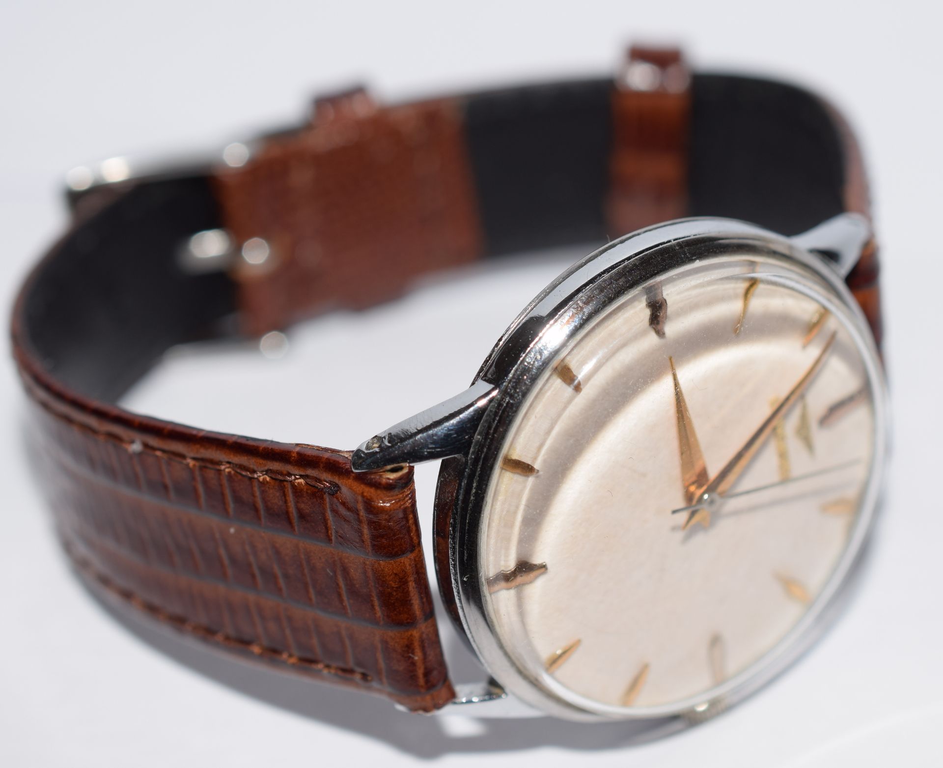 Longines Gentleman's Wristwatch On New Leather Strap - Image 3 of 6