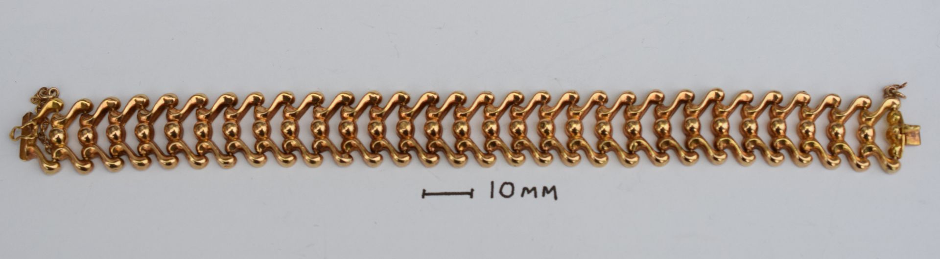 18ct Yellow Gold Italian Bracelet 26.5grms - Image 2 of 6