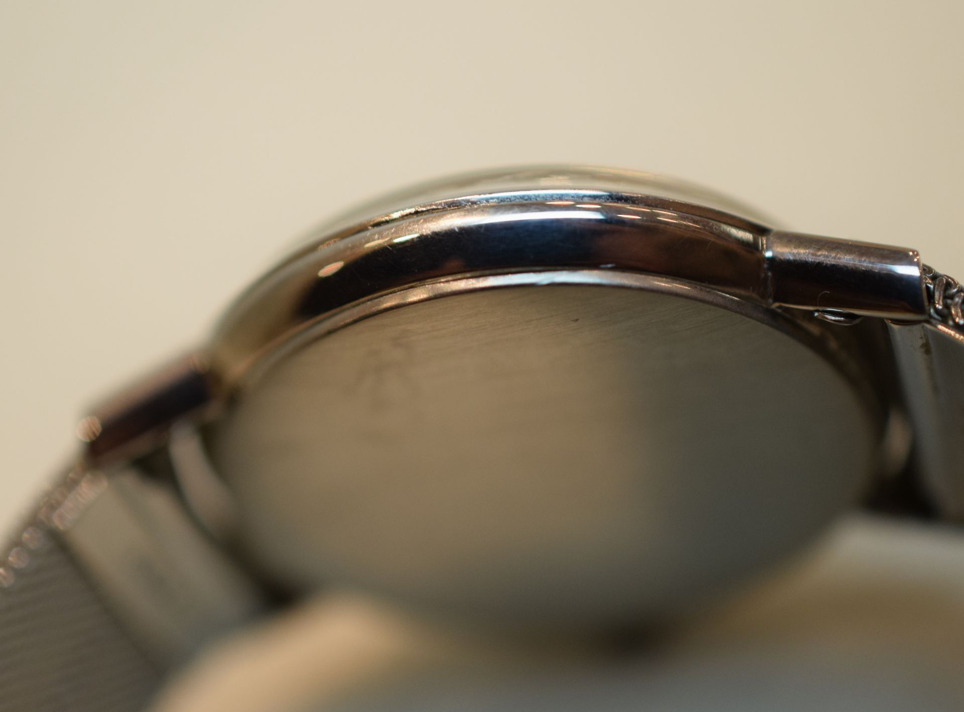 Omega Stainless Steel Case Geneve On Beautiful Milanese Bracelet c1960s/70s - Image 6 of 10