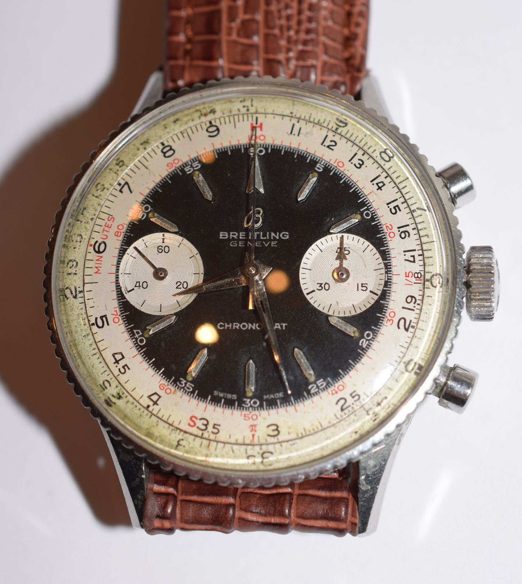 Rare Breitling Geneve Chronomat Chronograph - Image 3 of 7