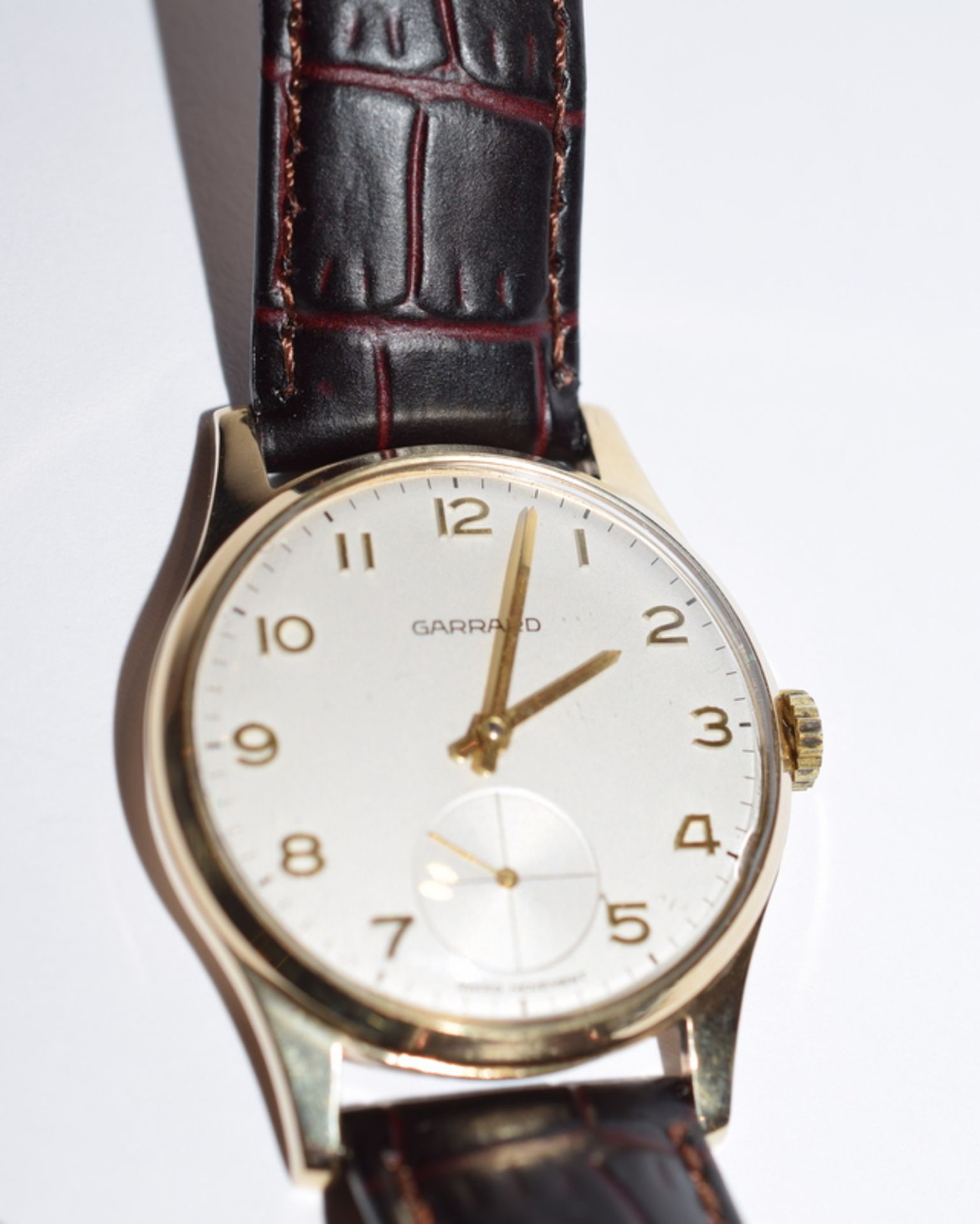 9ct Gold Garrard Gentleman's Manual Wind Watch - Image 7 of 9