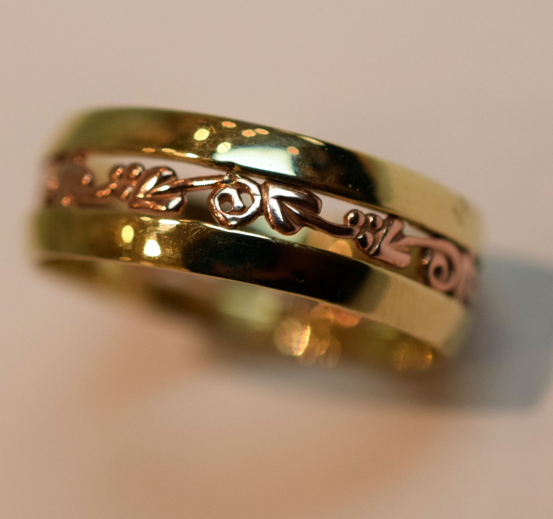 Clogau Two Colour 9ct Gold Ring With Tree Of Life Design - Image 3 of 4