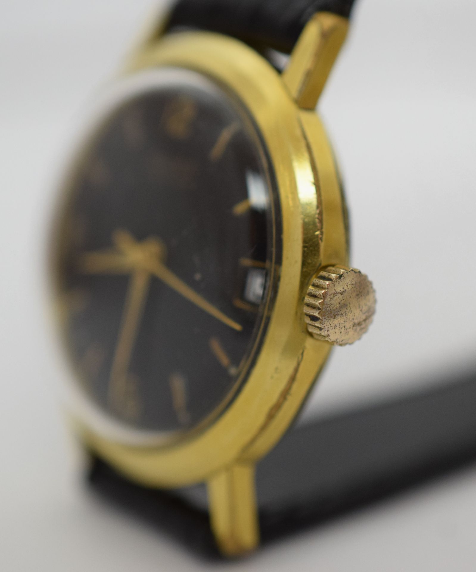 Vintage Gruen Precision Gentleman's Automatic Wristwatch Black Dial - Image 2 of 8