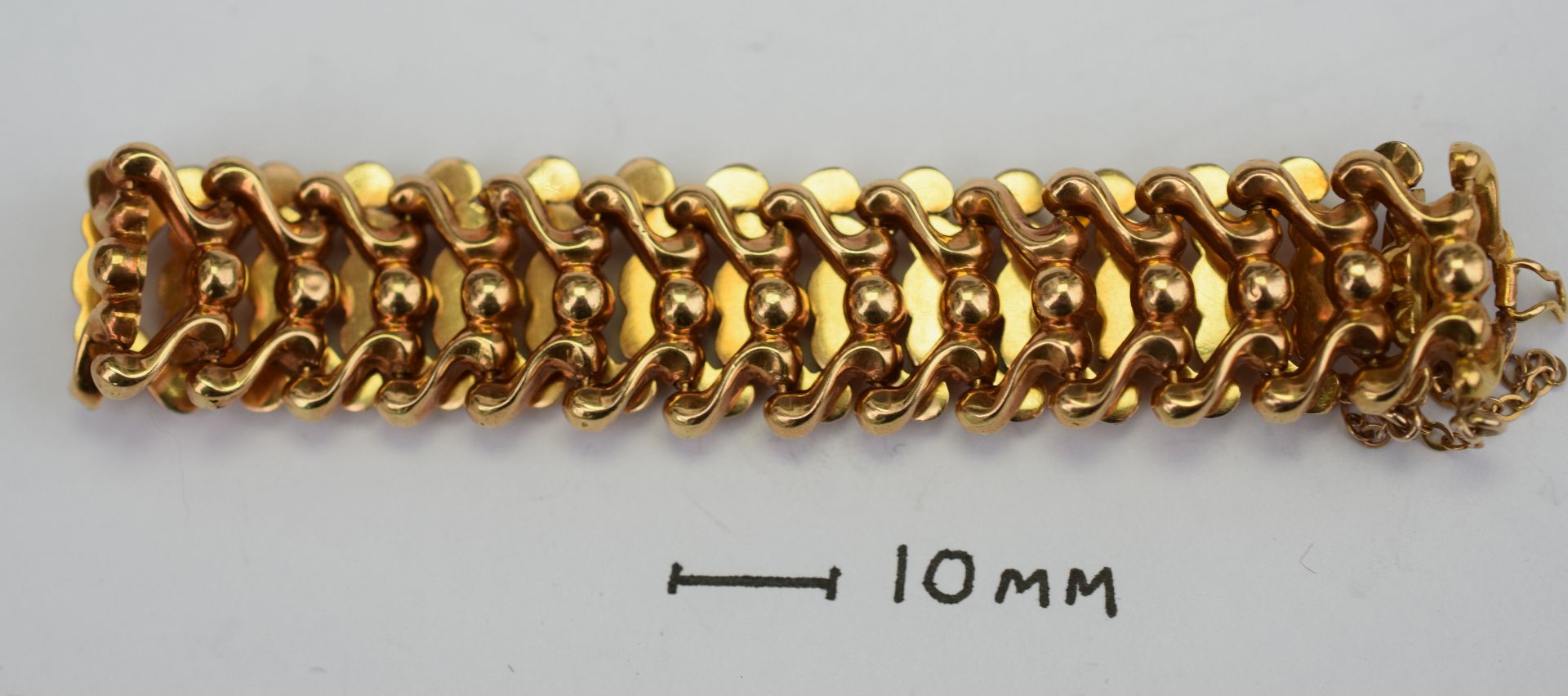 18ct Yellow Gold Italian Bracelet 26.5grms - Image 6 of 6