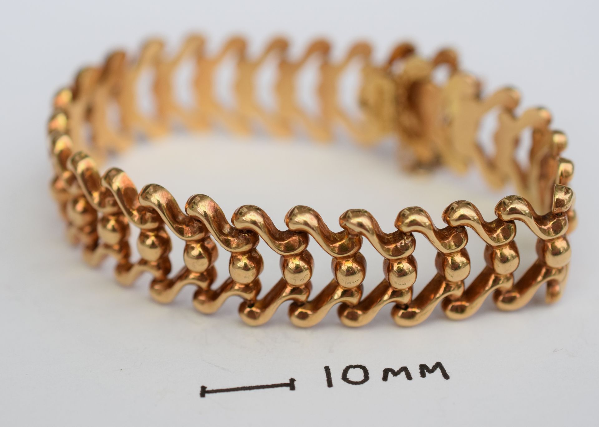 18ct Yellow Gold Italian Bracelet 26.5grms
