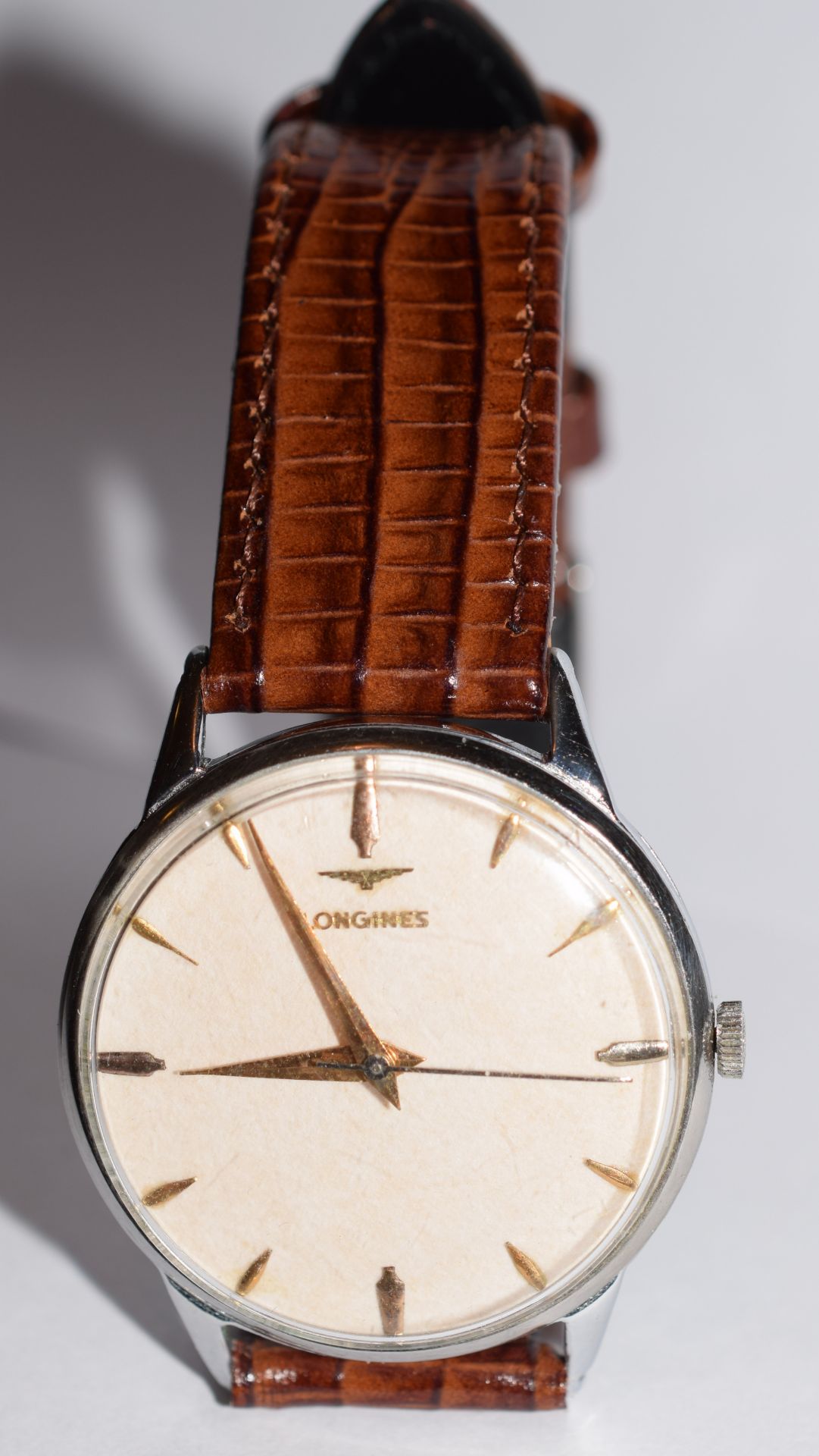 Longines Gentleman's Wristwatch On New Leather Strap