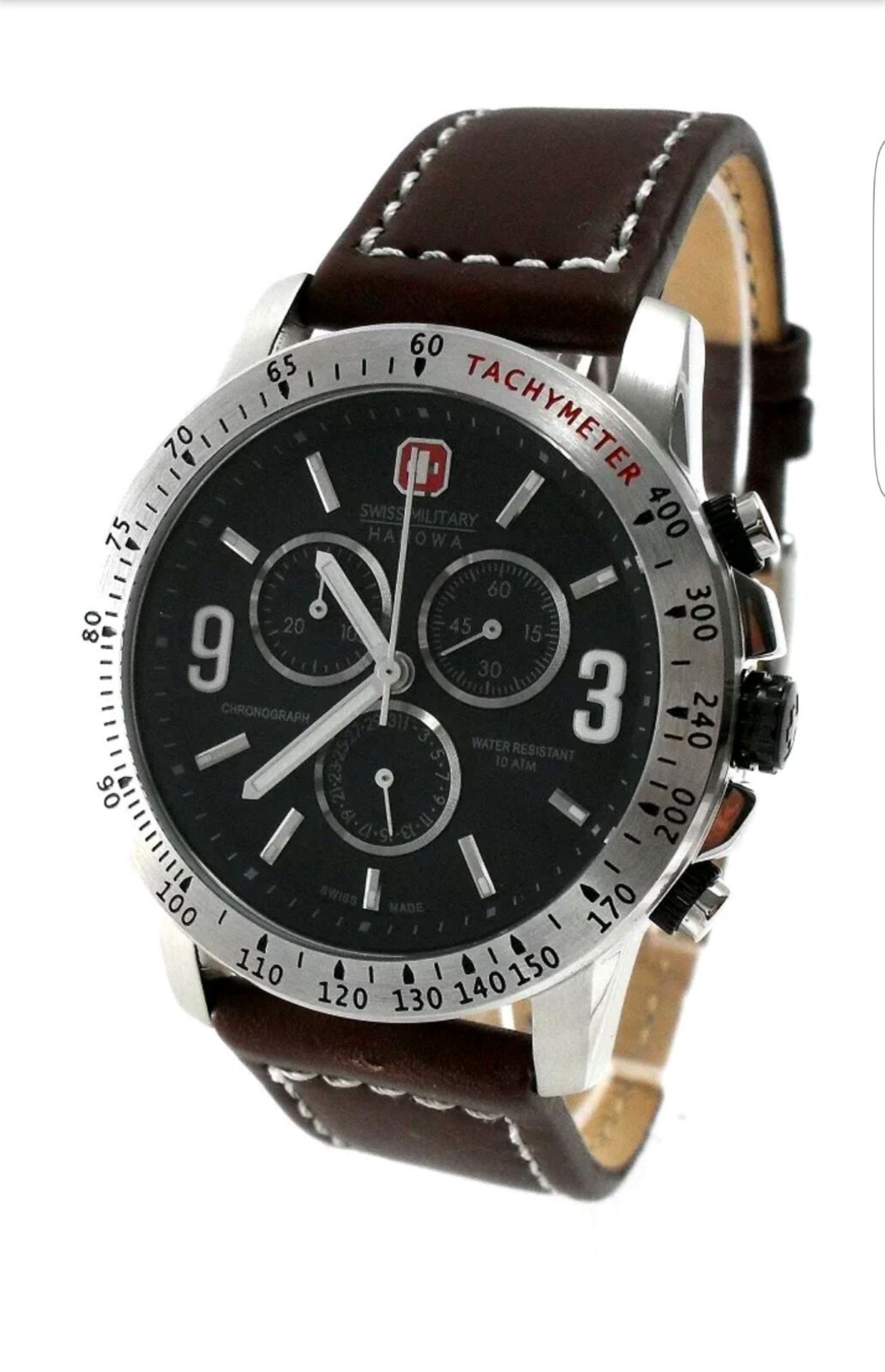 BRAND NEW SWISS MILITARY HANOWA GENTS WATCH 06-4267.04.007, COMPLETE WITH ORIGINAL BOX AND PAERS,