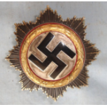 Original, WW2 Nazi German Cross In Gold (Awarded To Holders Of The Iron Cross 1st Class)