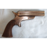 Large,1859-1874 American Wild West Era Sharps 1859 .30 Rim Fire Calibre 4 Barrelled Pocket Derringer