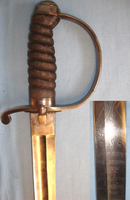 Victorian Prison Officer's Hanger/ Side Arm By Parker Field & Sons London With Scabbard - Image 2 of 3