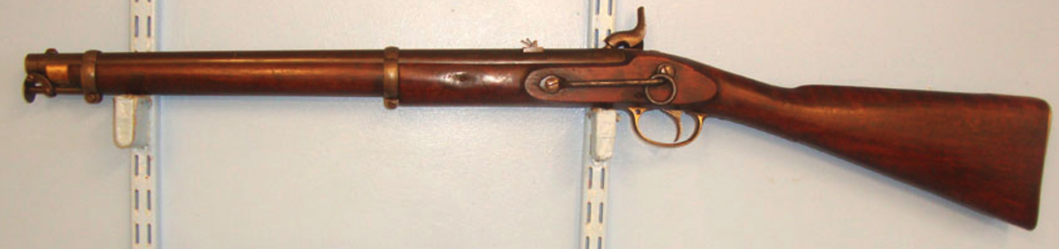 British Cavalry Officer’s Private Purchase .600” Cal, Percussion Carbine With Saddle Bar & Ring - Image 2 of 3