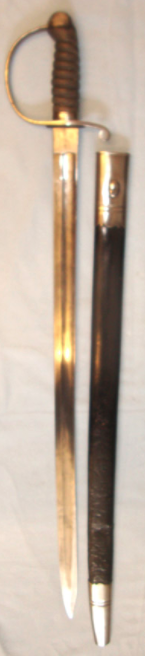 Victorian Prison Officer's Hanger/ Side Arm By Parker Field & Sons London With Scabbard - Image 3 of 3