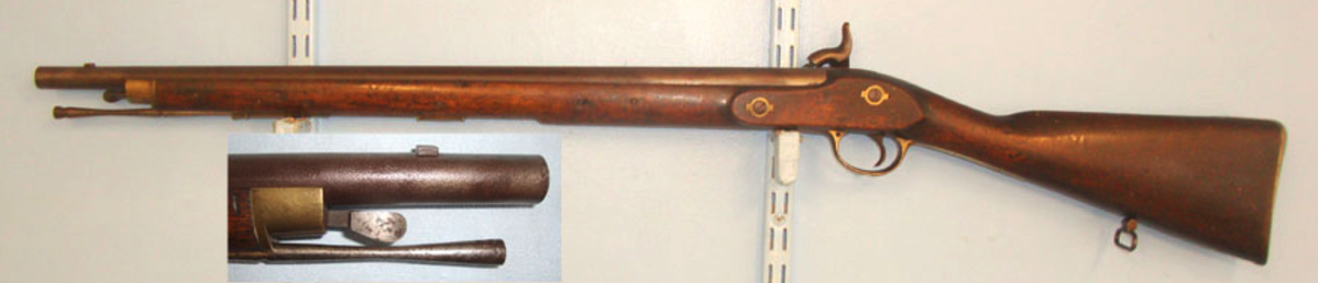 1855 Dated Enfield Tower .650” Carbine Calibre Constabulary Percussion Police Musket - Image 2 of 3