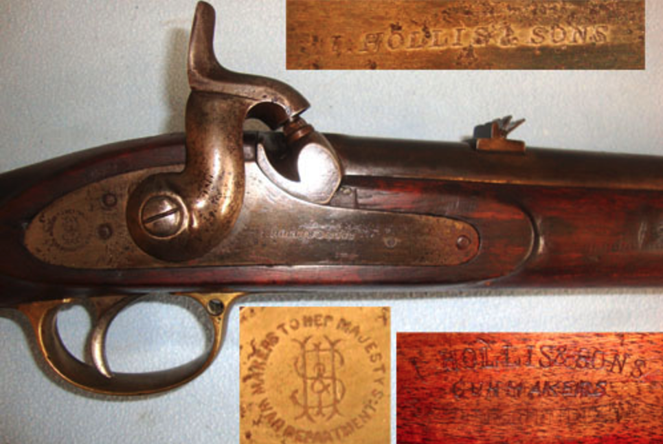 British Cavalry Officer’s Private Purchase .600” Cal, Percussion Carbine With Saddle Bar & Ring - Image 3 of 3