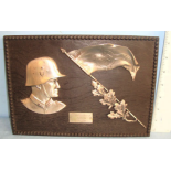 Original 1938 Dated Silver Plated Nazi German Reichsmarine / Kriegsmarine Prize Award Wall Plaque