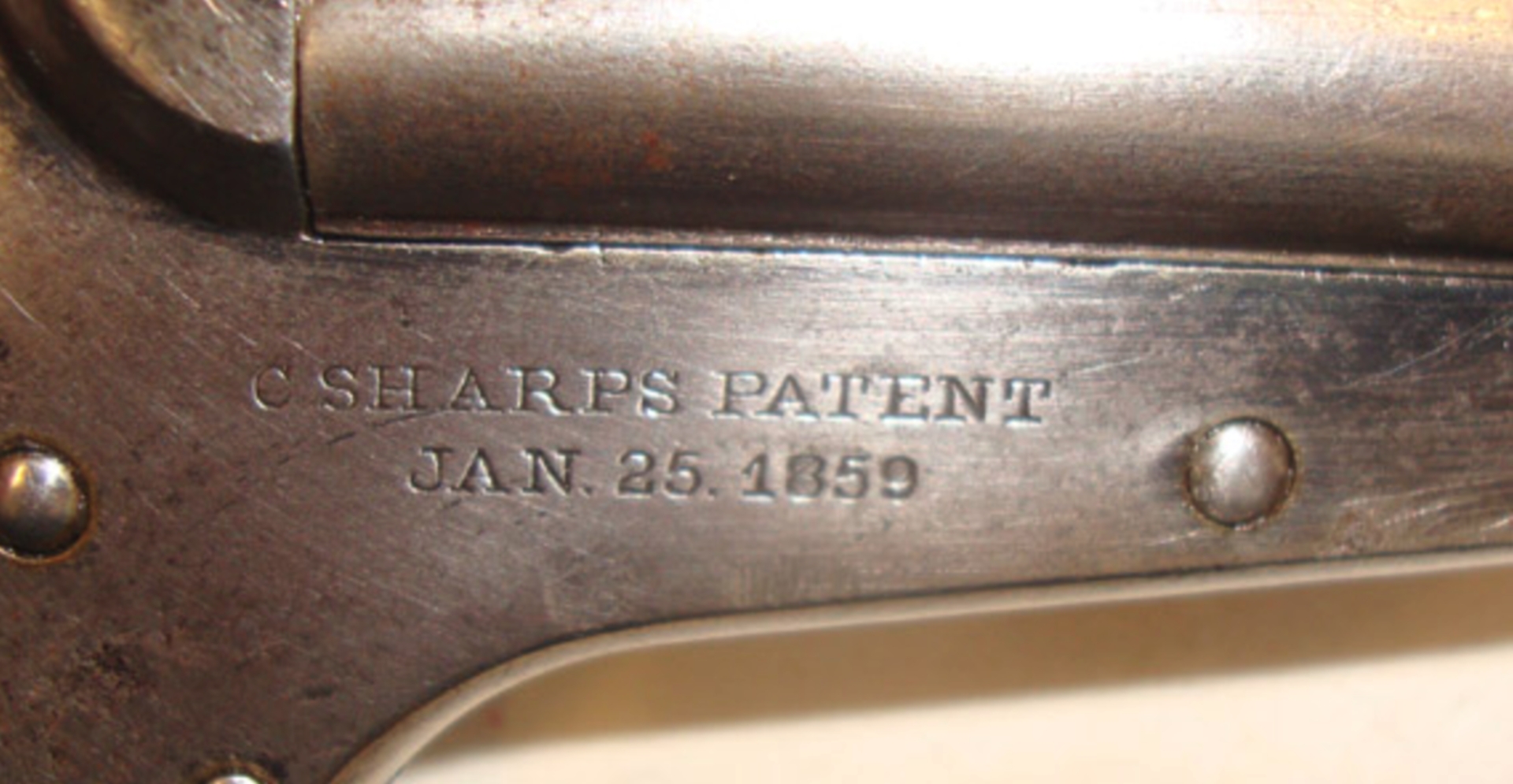Large,1859-1874 American Wild West Era Sharps 1859 .30 Rim Fire Calibre 4 Barrelled Pocket Derringer - Image 3 of 3