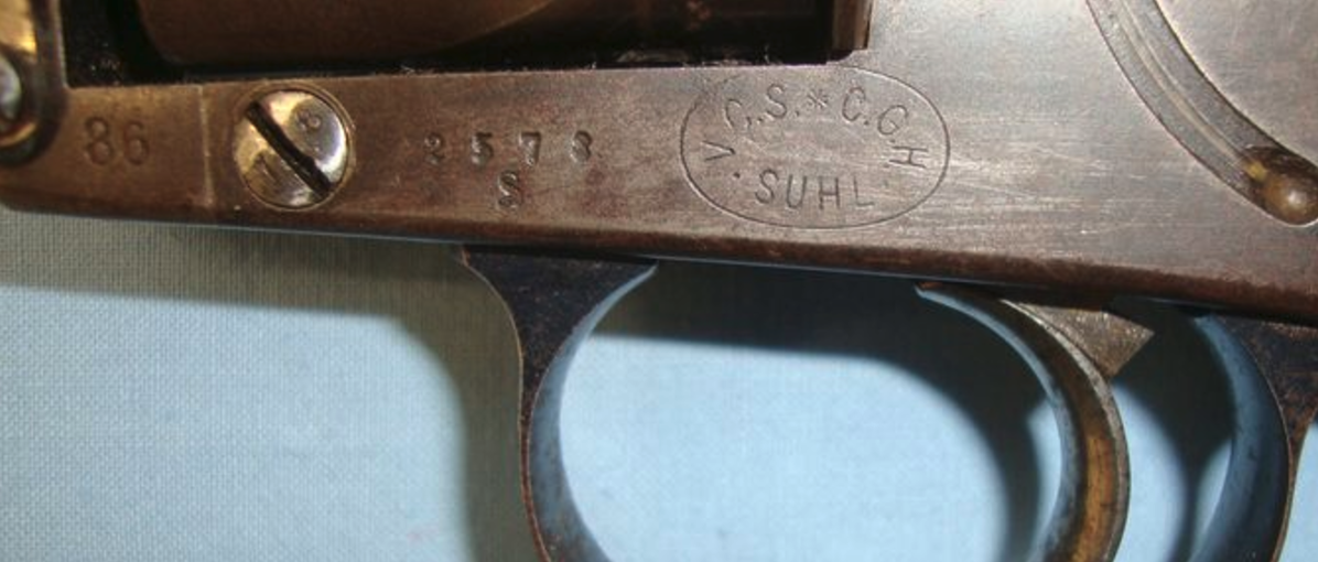 ALL MATCHING NUMBERS Imperial Prussian M/83 10.6 mm Reichs Revolver By VCS*CGH Suhl - Image 3 of 3