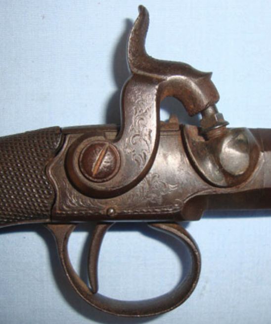 C1860, English .61" Massive Bore ‘Man Stopper’ Percussion Pistol With Octagonal Barrel - Image 3 of 3