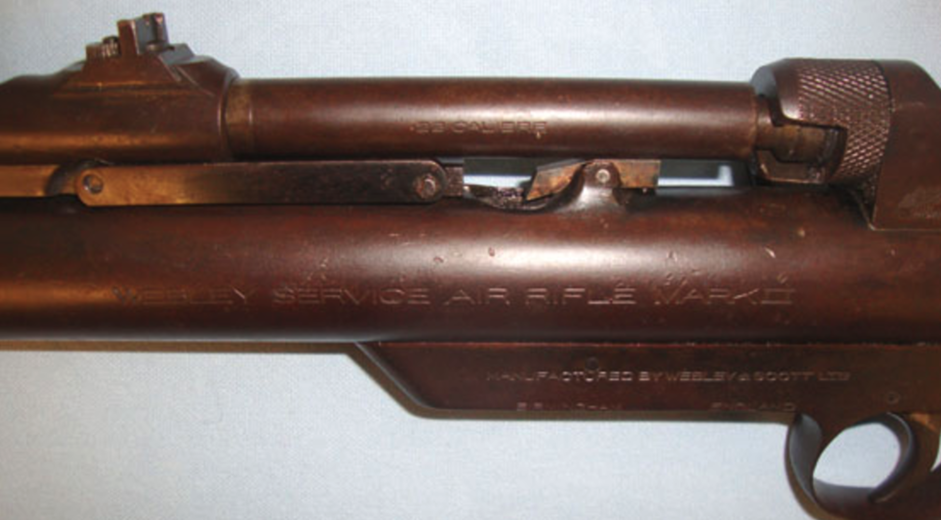 1930's 3rd Series Webley Service MK II .22 Calibre Air Rifle - Image 3 of 3