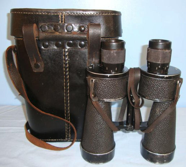 WW2, Nazi German 7 X 50 Magnification, Kriegsmarine Binoculars By 'beh' Ernst Leitz, Wetzlar - Image 3 of 3