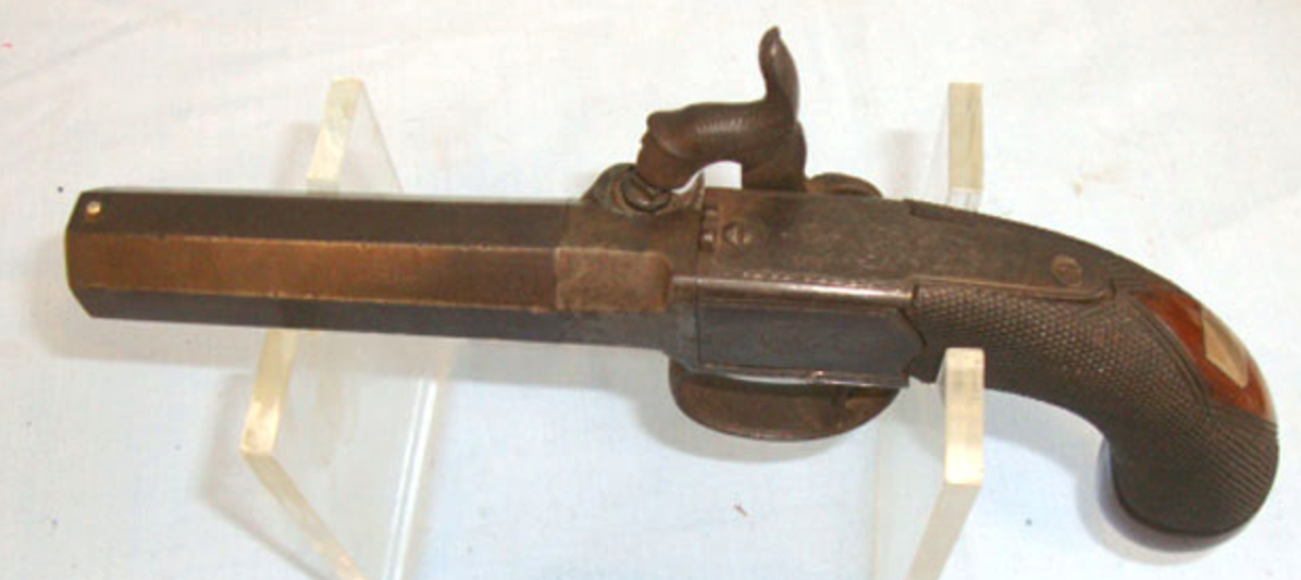 C1860, English .61" Massive Bore ‘Man Stopper’ Percussion Pistol With Octagonal Barrel - Image 2 of 3