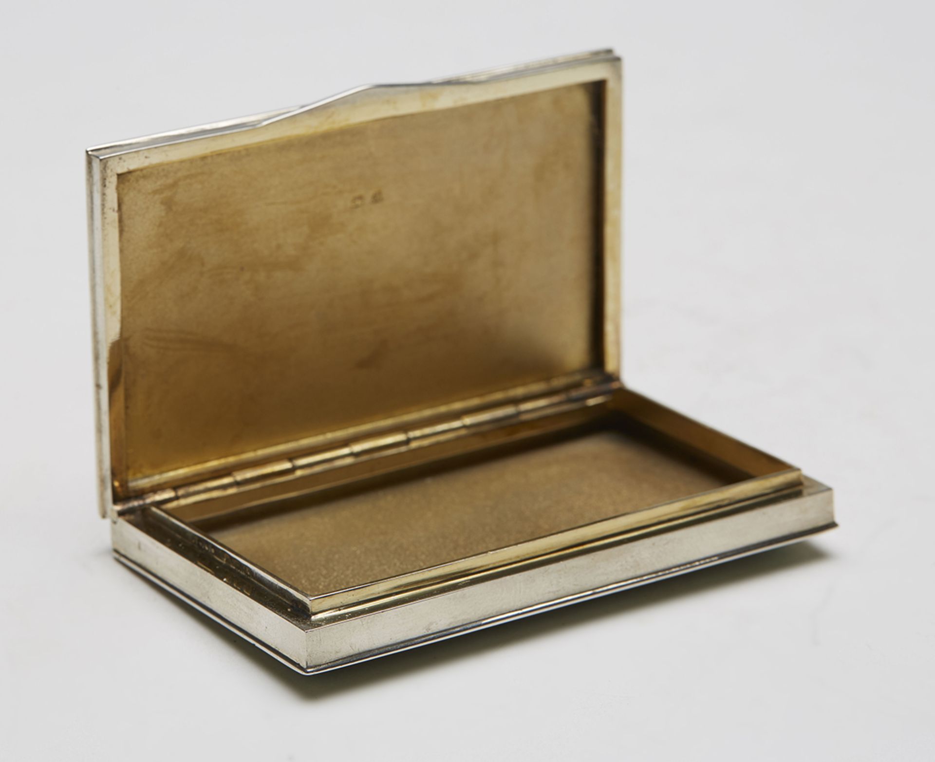 QUALITY SILVER ENAMEL CARD CASE BIRMINGHAM 1925 - Image 5 of 6