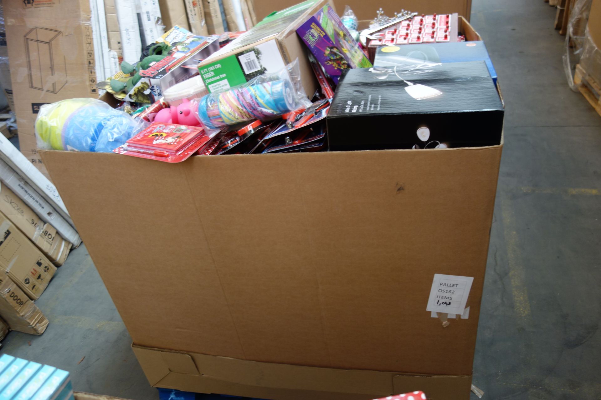 (OS162) Large Pallet CONTAINING 972 ITEMS OF NEW SUPERMARKET/HIGH STREET STORE OVER STOCK/END OF