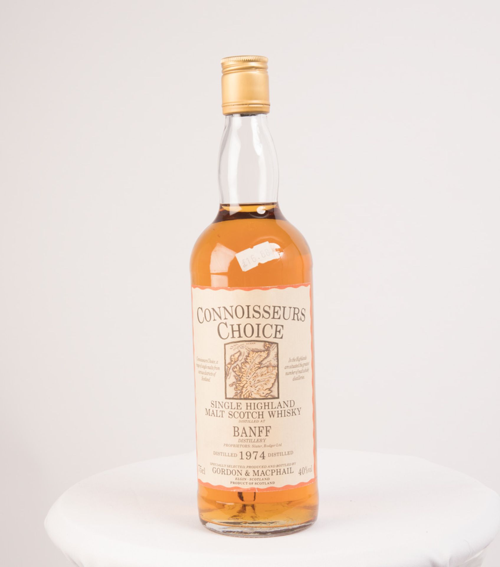 BANFF 1974 18YO Banff 1974-1992 18yo Gordon & MacPhail Connoisseurs Choice (map label). In