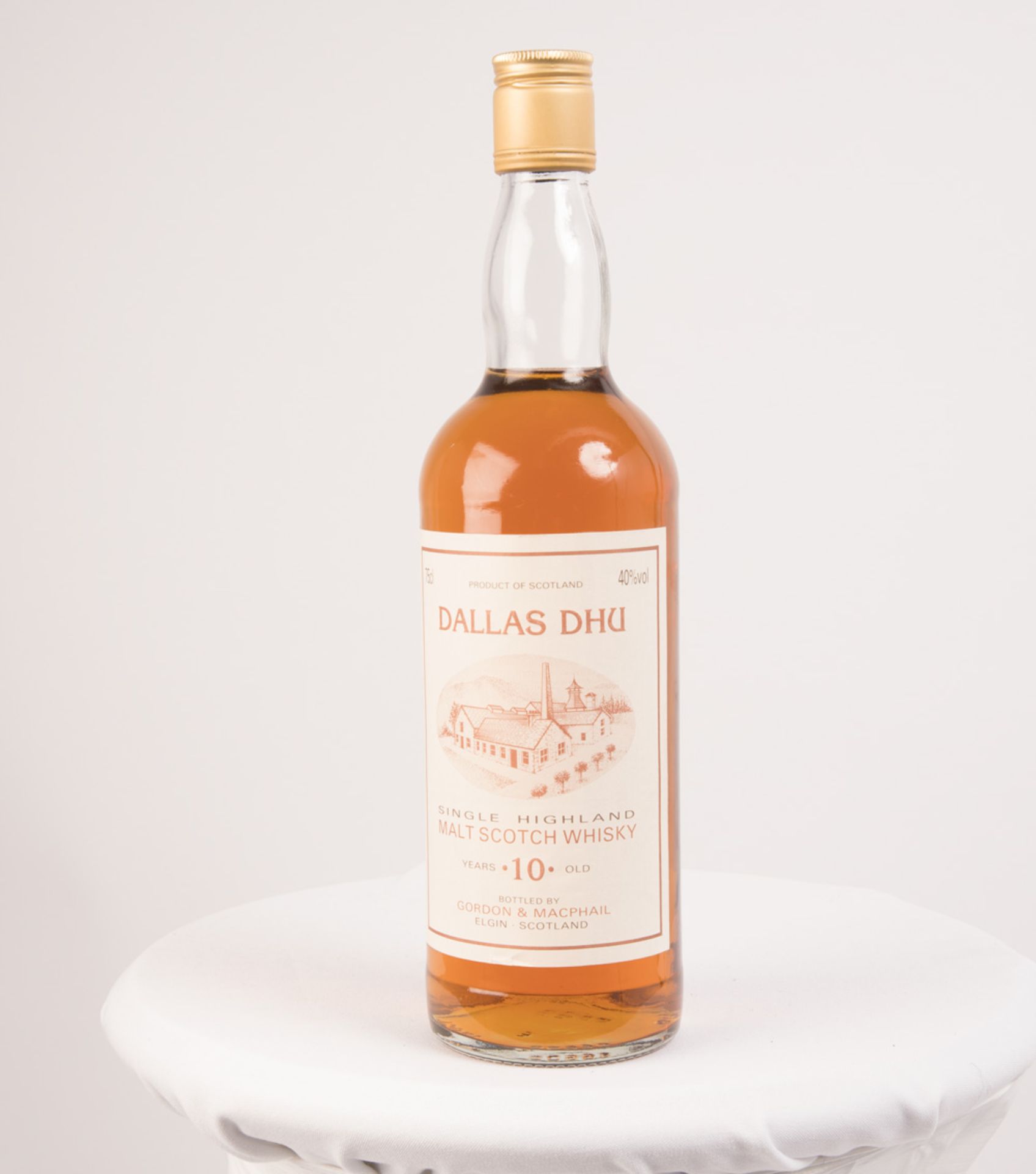 ÊDALLAS DHU 10 YEAR OLD Single Highland malt whisky, bottled by Gordon & MacPhail. 75cl, 40% volume