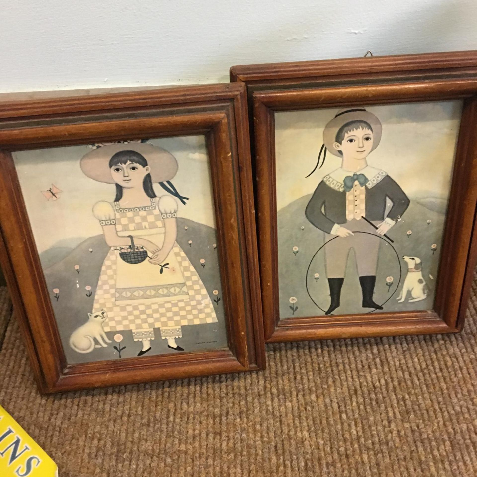 Pair of Folk Art Pictures