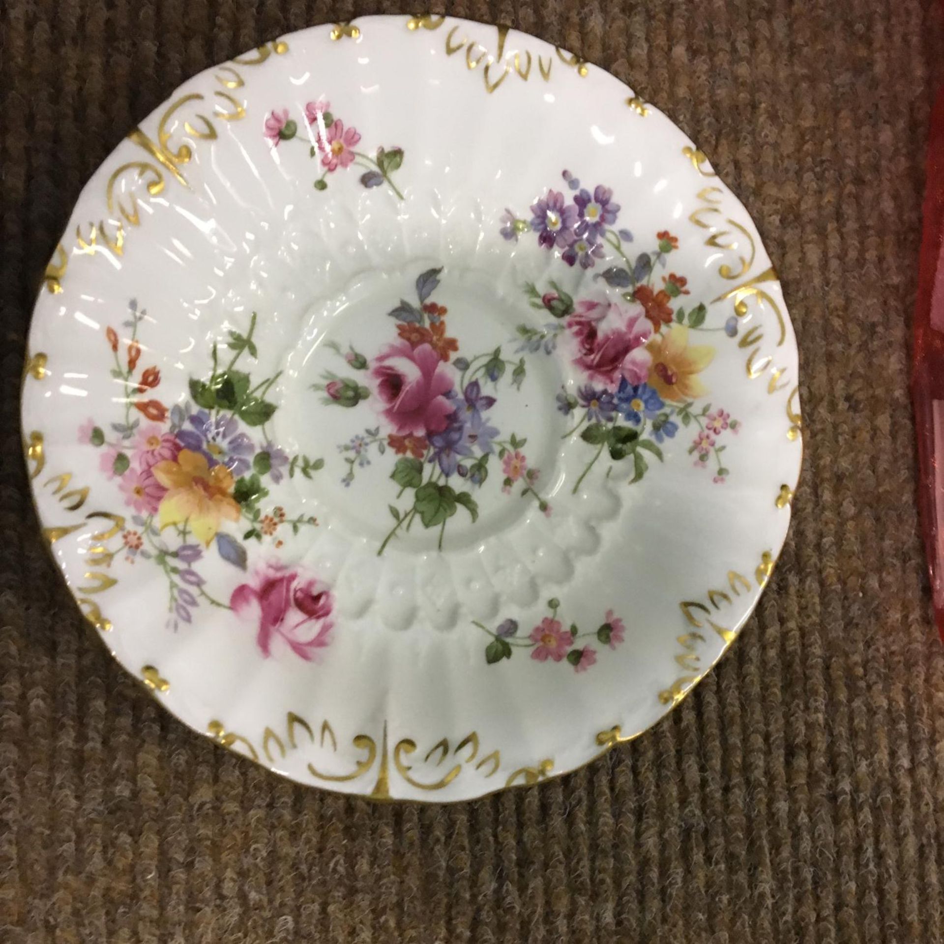 Pretty Floral Plate by Bow - Good condition