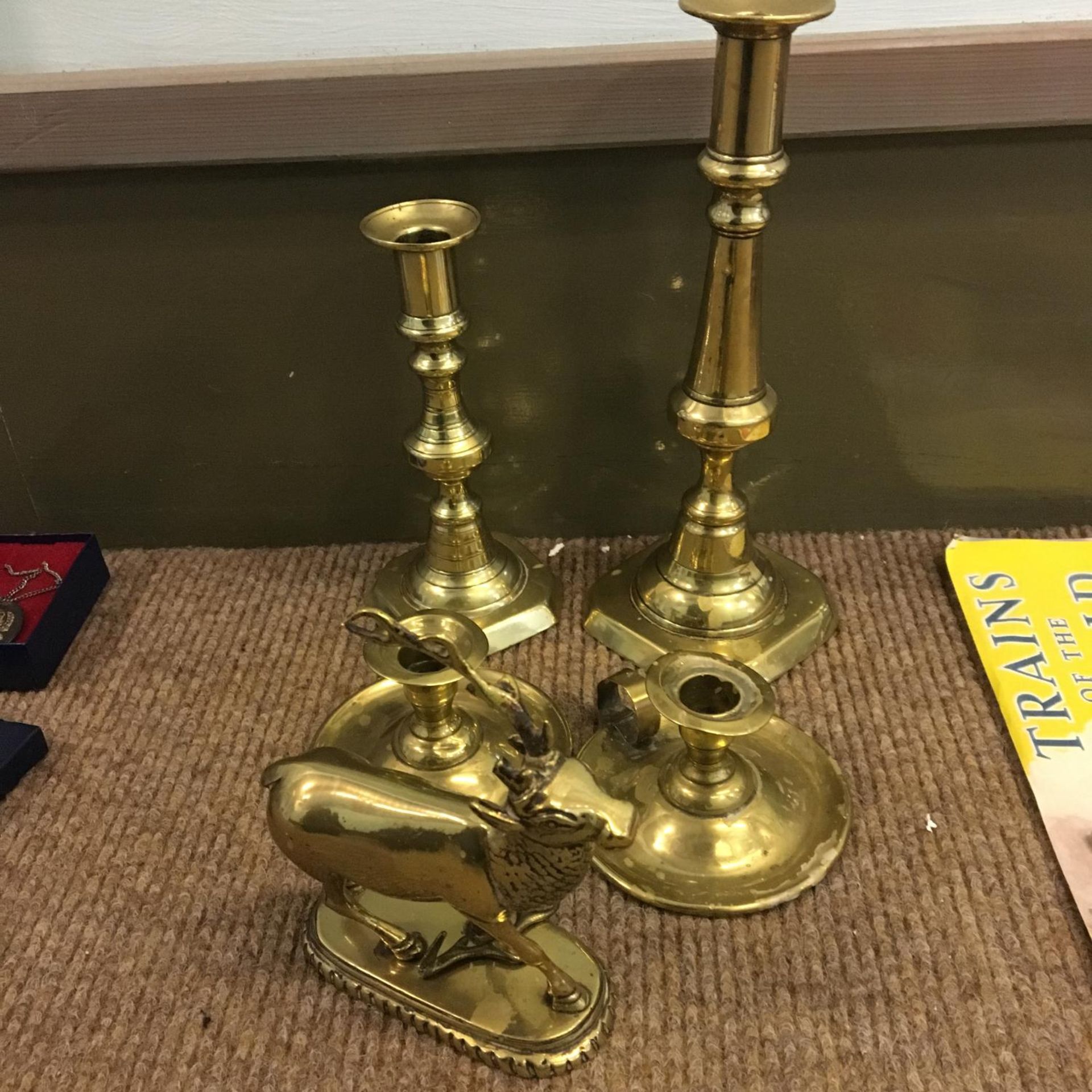 Group of Brass Items